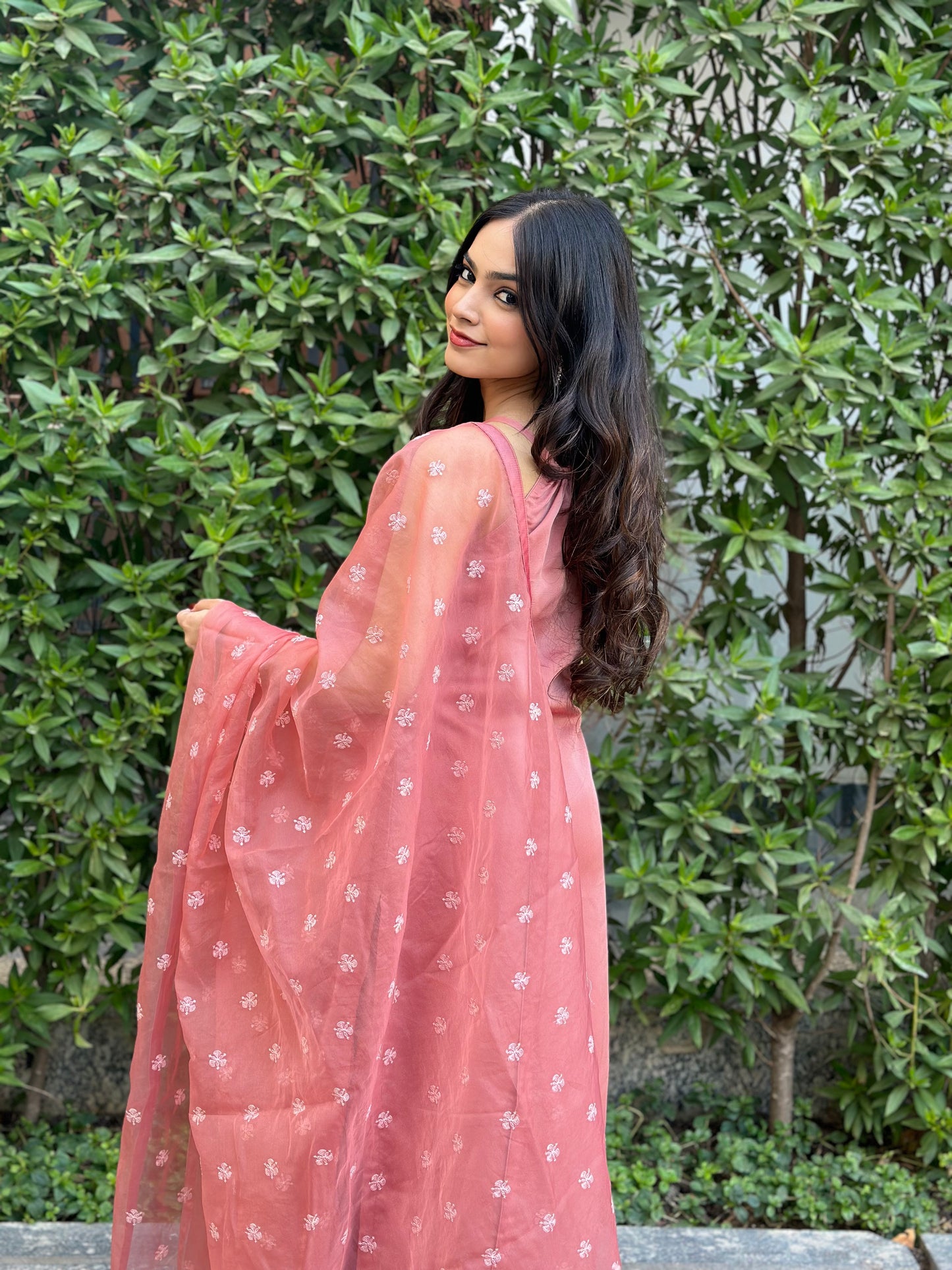 Blush Pink Bloom Suit Set