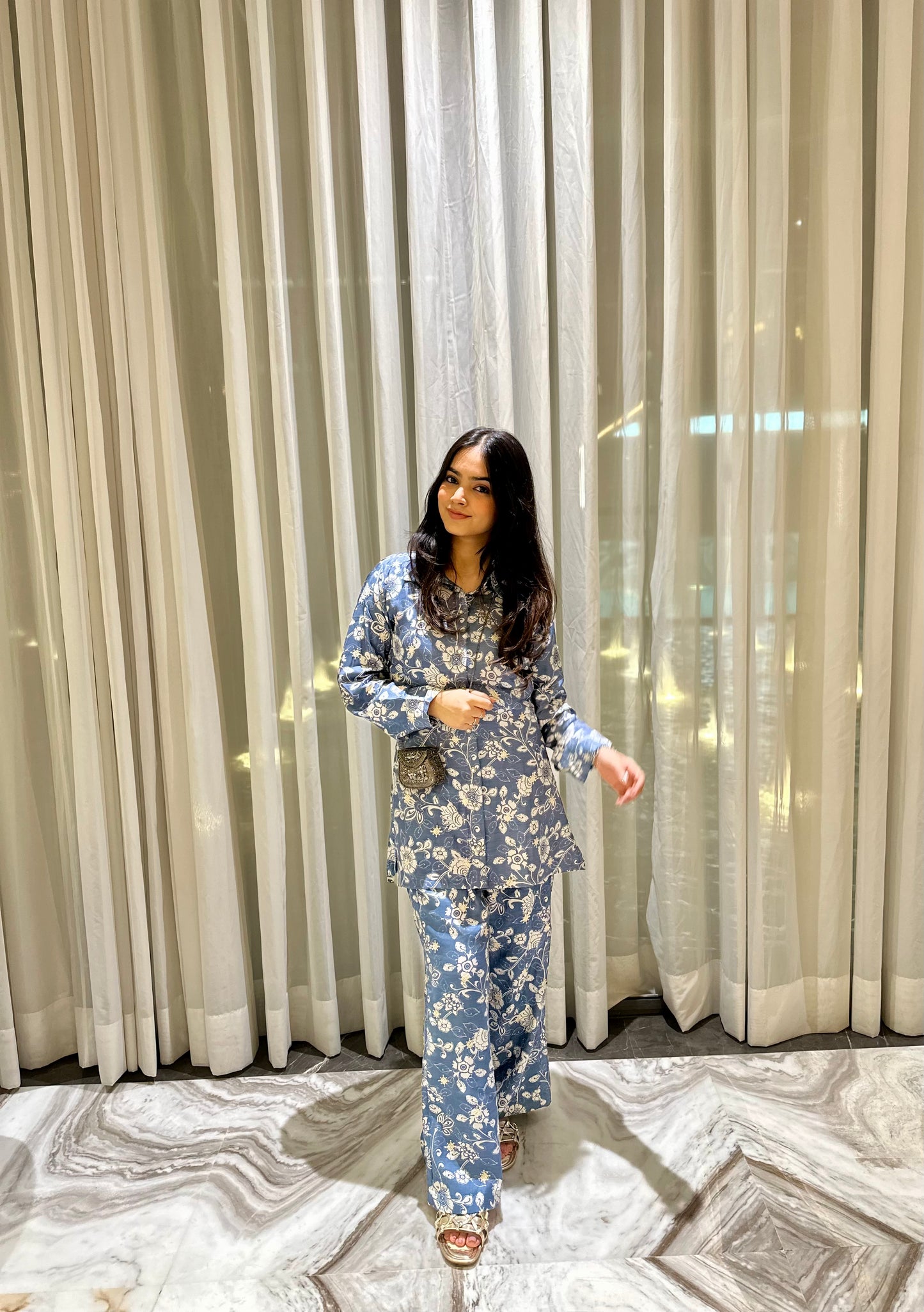 Blue Orchid Coord Set