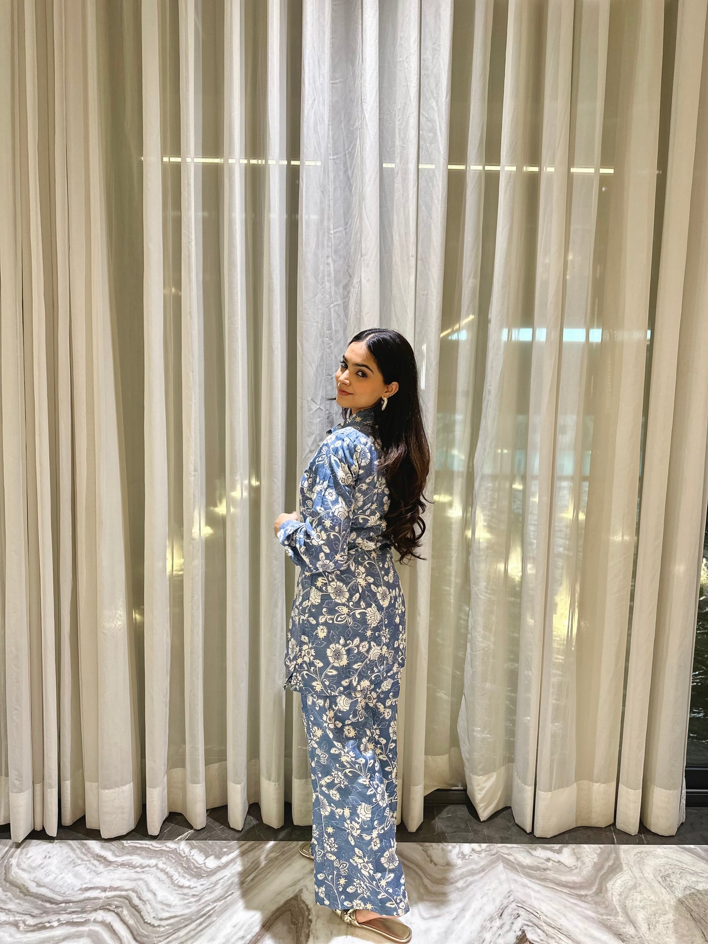 Blue Orchid Coord Set