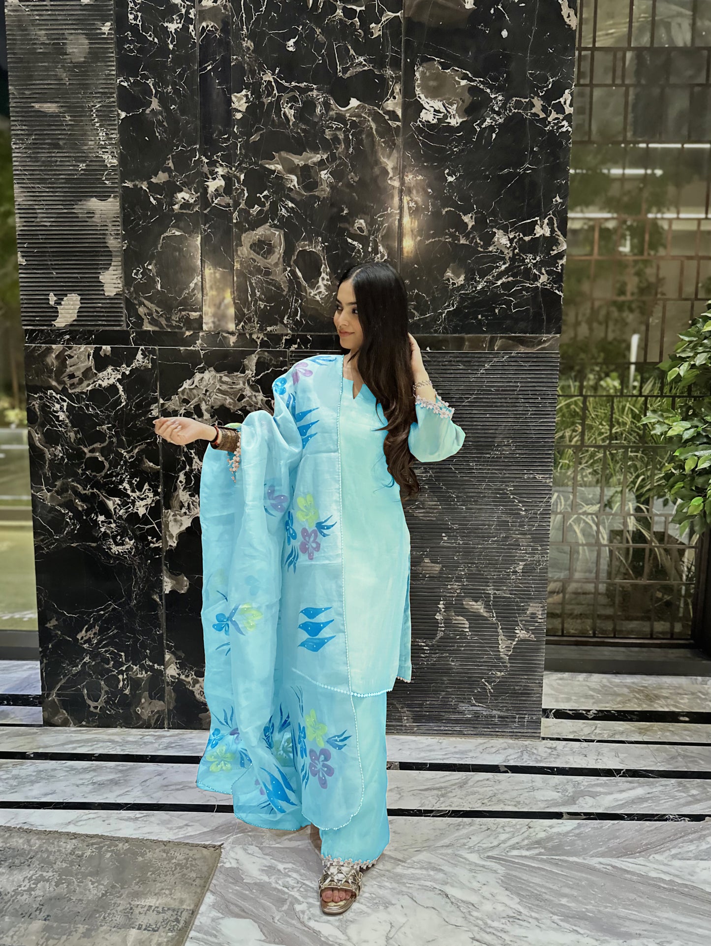 Serene Sky Suit Set