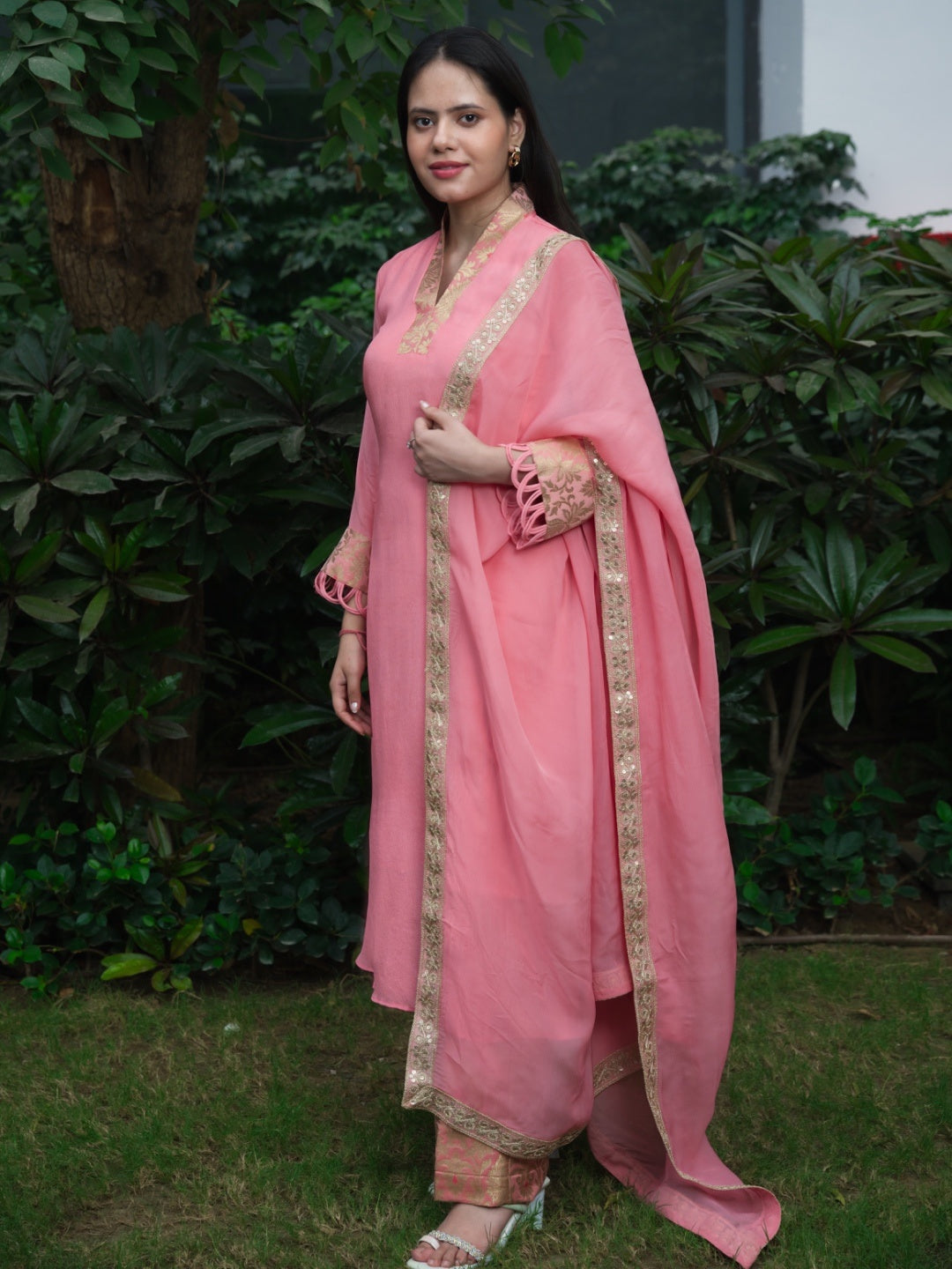 Noor Brocade Suit Set