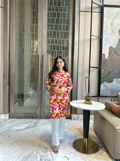 Vibrant Hues Kurta Set