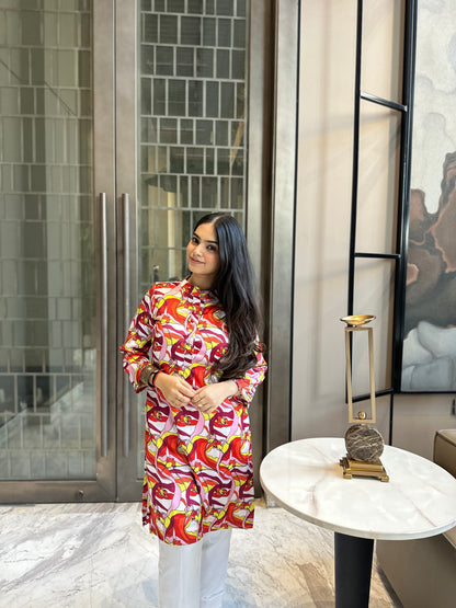 Vibrant Hues Kurta Set