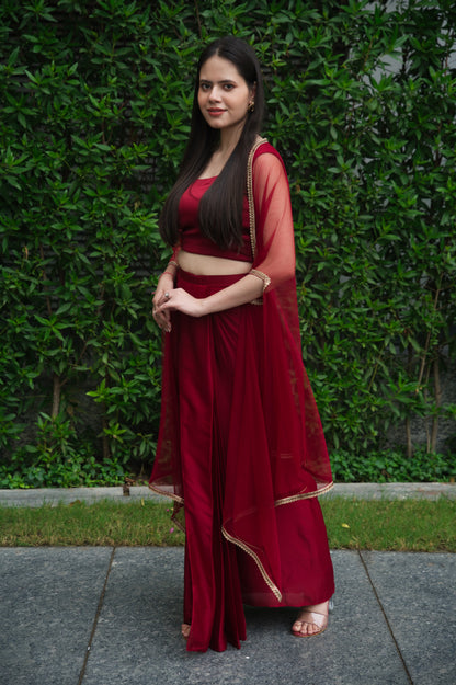 Scarlet Grace Cape Co-ord Set