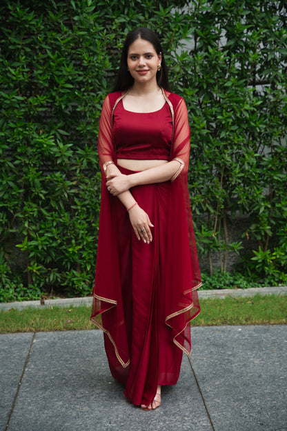 Scarlet Grace Cape Co-ord Set