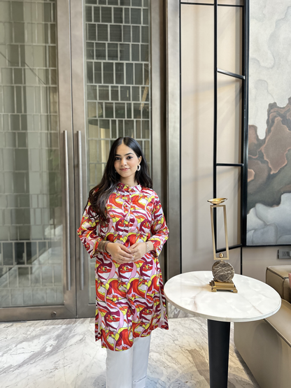 Vibrant Hues Kurta Set